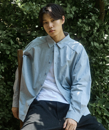 COMONINOZ（コモニノズ）の「COTTON PIPING SHIRT [BLUE]（シャツ/ブラウス）」