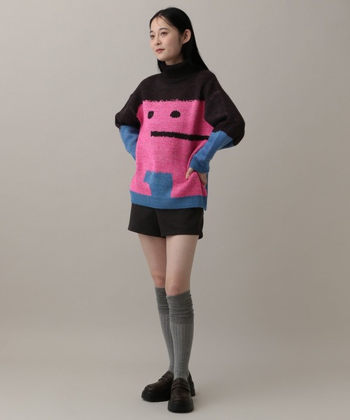 GROUNDWORK(グラウンドワーク)の「【UNISEX】GROUNDWORK/スクェアドマンタートルネック(ニット/セーター・メンズ・ブラック・LARGE/MEDIUM)」の3枚目の写真