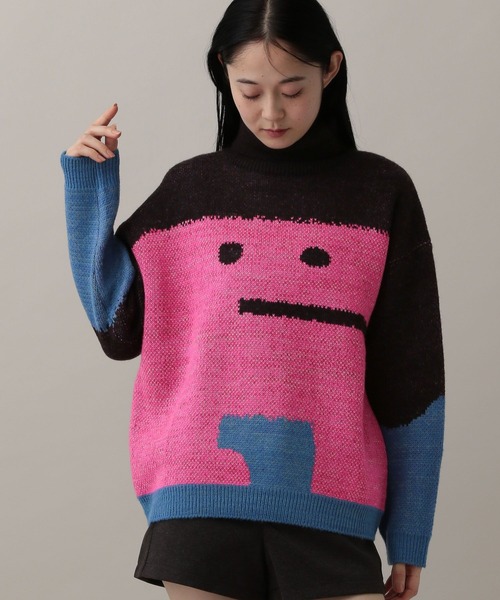 GROUNDWORK(グラウンドワーク)の「【UNISEX】GROUNDWORK/スクェアドマンタートルネック(ニット/セーター・メンズ・ブラック・LARGE/MEDIUM)」の4枚目の写真