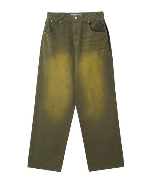 FDR(エフディーアール)の「Washed 3XL Hype Jean_Khaki(デニムパンツ・メンズ・その他・LARGE/MEDIUM)」の1枚目の写真