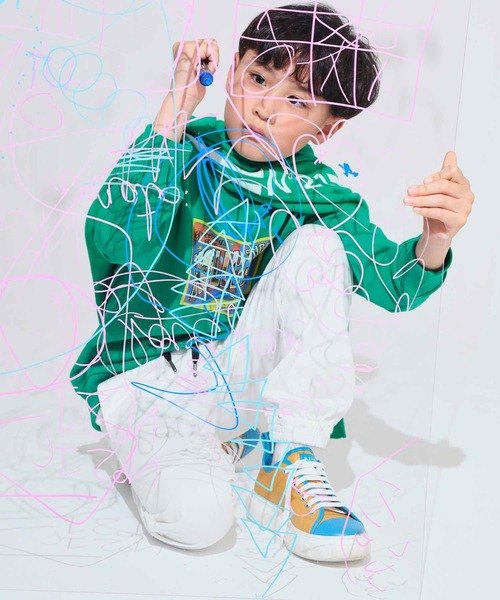 N°21(ヌメロ ヴェントゥーノ)の「N°21(ヌメロ ヴェントゥーノ)Kids & Junior スウェットプルオーバー(スウェット・キッズ・グリーン・16Y/14Y)」の4枚目の写真