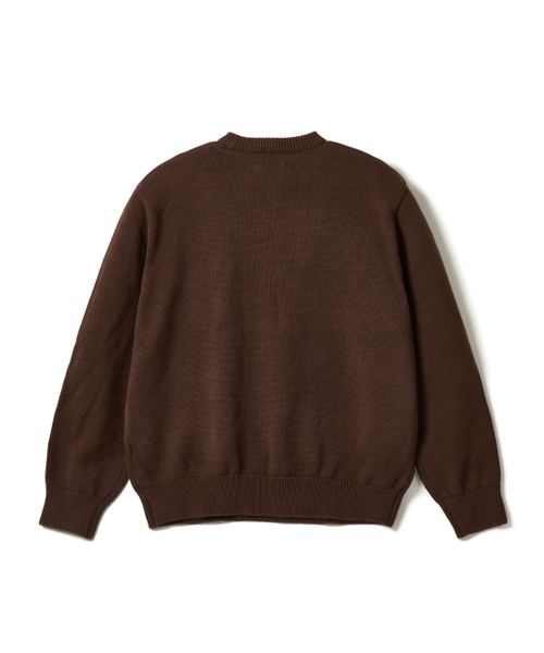 LORES（ロアス）の「B.O.K Printed Knit - Chocolate（ニット/セーター・レディース・その他・LARGE/MEDIUM/SMALL）」の2枚目の写真