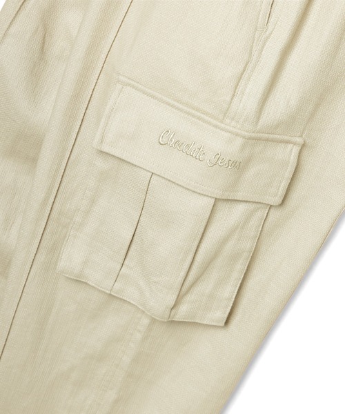 Chocolate Jesus (チョコレートジーザス )の「FLAX CARGO PANTS(カーゴパンツ・メンズ・ベージュ/ブラック・X-LARGE/LARGE/MEDIUM)」の6枚目の写真
