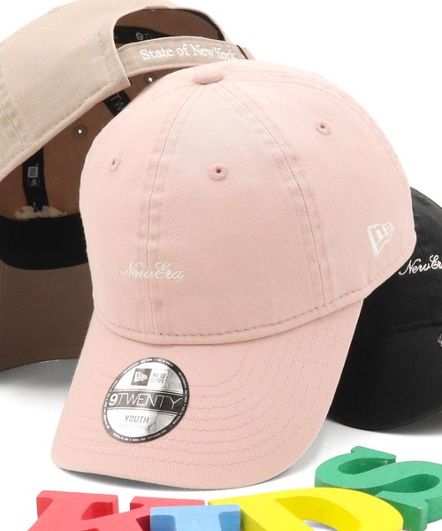 NEW ERA(ニューエラ)の「ニューエラ キッズキャップ 9TWENTY ストラップロゴ(キャップ・キッズ・ベージュ/ブルー/ブラック/ピンク・52-56cm)」の4枚目の写真