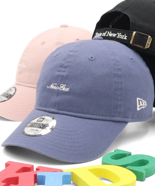NEW ERA(ニューエラ)の「ニューエラ キッズキャップ 9TWENTY ストラップロゴ(キャップ・キッズ・ベージュ/ブルー/ブラック・52-56cm)」の3枚目の写真