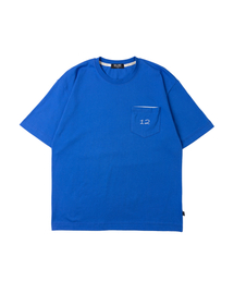 ベーシック12ポケットロードトリップTシャツ - ブルー