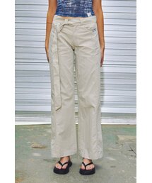 FOR THE WEATHER（フォーザウェザー）の「Double belt pants (beige)（その他パンツ）」