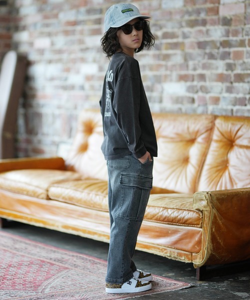 DC（ディーシー）の「DC/ディーシー 26 KD PLAY BUDDY LS キッズ ロンT YLT261509（Tシャツ/カットソー・キッズ・ブラック/ブラック系その他・130cm/140cm/150cm/160cm）」の10枚目の写真