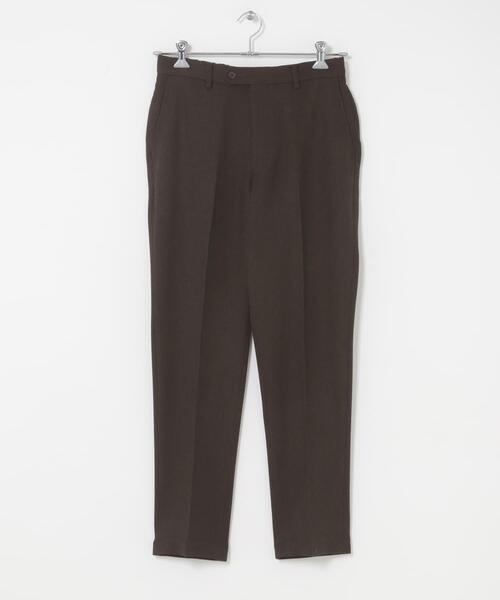 URBAN RESEARCH DOORS(アーバンリサーチドアーズ)の「LIFE STYLE TAILOR ツイードライクコンフォータブルパンツ(スーツパンツ・メンズ・ベージュ系その他/ネイビー/ブラウン・LARGE/SMALL/MEDIUM)」の2枚目の写真