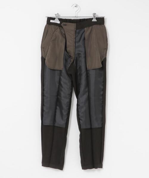 URBAN RESEARCH DOORS(アーバンリサーチドアーズ)の「LIFE STYLE TAILOR ツイードライクコンフォータブルパンツ(スーツパンツ・メンズ・ベージュ系その他/ネイビー/ブラウン・LARGE/SMALL/MEDIUM)」の10枚目の写真