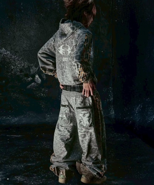 Cozy world Wide】'25 LEOPARD' ROYAL ZIP HOODIE / 【コージー