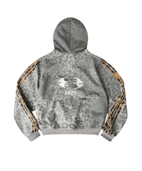 Cozy world Wide】'25 LEOPARD' ROYAL ZIP HOODIE / 【コージー