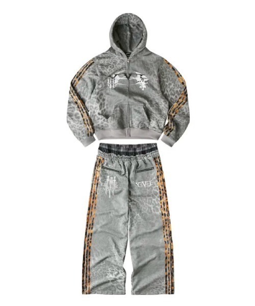 Cozy world Wide】'25 LEOPARD' ROYAL ZIP HOODIE / 【コージー