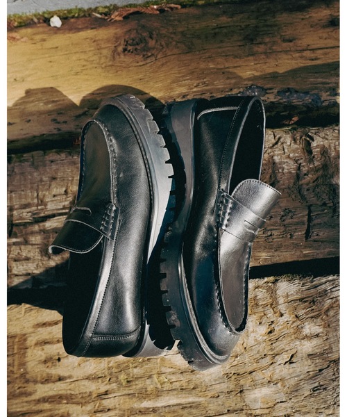 cii（シー）の「SPLIT LEATHER LOAFER / スプリットレザーローファー（ローファー・メンズ・ブラウン/ブラック・LARGE/MEDIUM/SMALL/X-SMALL）」の4枚目の写真