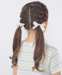 SHIPS（シップス）の「SHIPS KIDS:サテン リボン ヘアゴム 2コセット（ヘアゴム）」