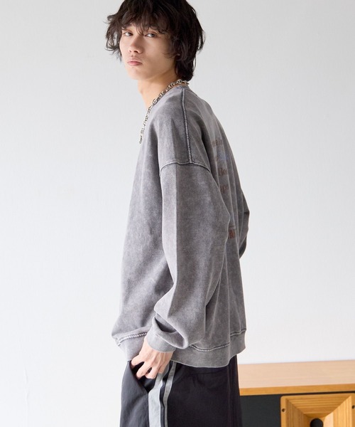 PBLIM（ページボーイリム）の「《UNISEX》ビンテージシティスウェット（スウェット・レディース・チャコールグレー/ベージュ・MEDIUM/LARGE）」の13枚目の写真