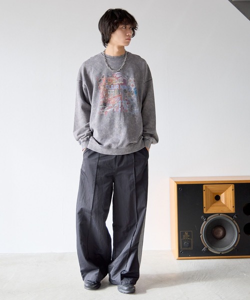 PBLIM（ページボーイリム）の「《UNISEX》ビンテージシティスウェット（スウェット・レディース・チャコールグレー/ベージュ・MEDIUM/LARGE）」の16枚目の写真