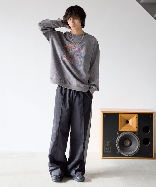 PBLIM（ページボーイリム）の「《UNISEX》ビンテージシティスウェット（スウェット・レディース・チャコールグレー/ベージュ・MEDIUM/LARGE）」の18枚目の写真