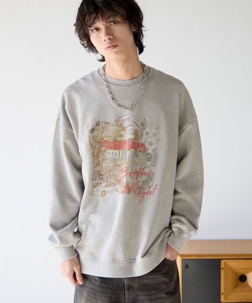 PBLIM（ページボーイリム）の「《UNISEX》ビンテージシティスウェット（スウェット・レディース・チャコールグレー/ベージュ・MEDIUM/LARGE）」の19枚目の写真