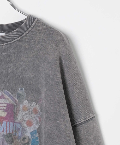 PBLIM（ページボーイリム）の「《UNISEX》ビンテージシティスウェット（スウェット・レディース・チャコールグレー/ベージュ・MEDIUM/LARGE）」の21枚目の写真