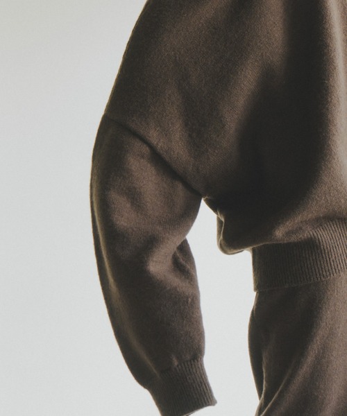 lit(リット)の「Dart Sleeve High Neck Knit(ニット/セーター・レディース・ベージュ/グレー/ダークブラウン・FREE)」の11枚目の写真