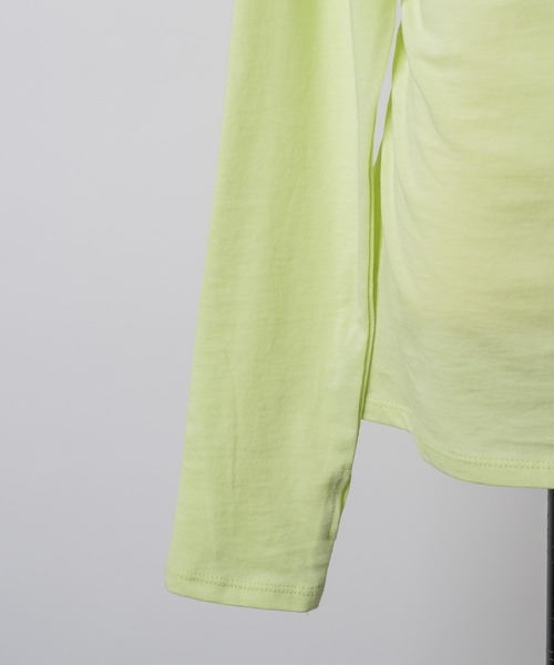 yae（ヤエ）の「Boat neck ribbon long T-shirt / ボートネックリボンロングTシャツ（Tシャツ/カットソー・レディース・ブラック/ライトブルー/ライトグリーン・FREE）」の19枚目の写真