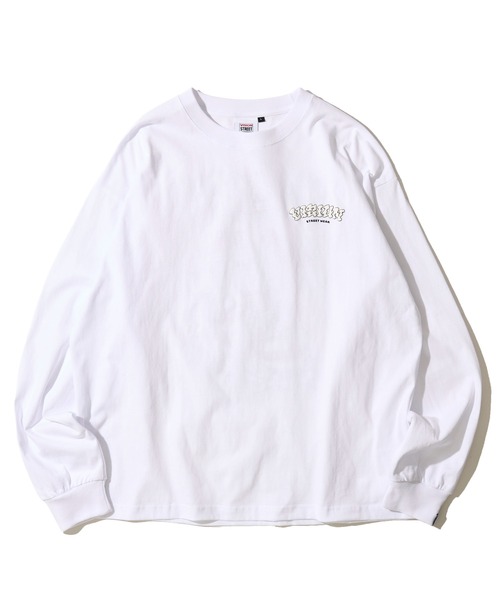VISION STREET WEAR(ヴィジョンストリートウェア)の「【VISION STREET WEAR】オリジナルグラフィック スニーカーゴーストロングスリーブTシャツ(Tシャツ/カットソー・レディース・ブラック/ライトグレー/ホワイト・X-LARGE/LARGE/MEDIUM)」の4枚目の写真
