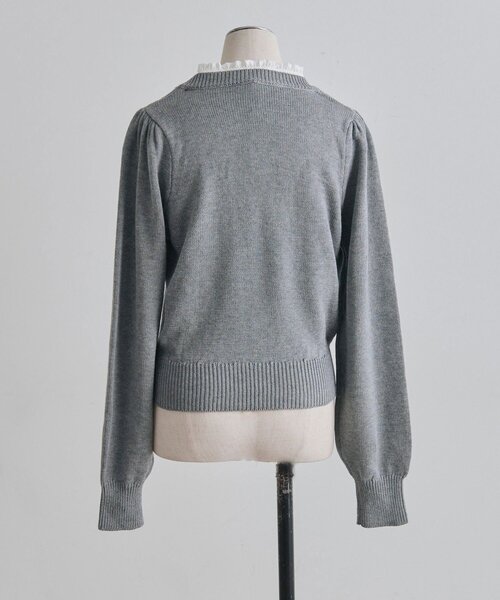 OLIVE des OLIVE（オリーブデオリーブ）の「spring color palette knit（ニット/セーター・レディース・ネイビー/ピンク/オフホワイト/チャコールグレー・FREE）」の7枚目の写真