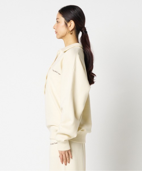 jj mercer（ジェイジェイマーサー）の「【J.J.Mercer / ジェイジェイマーサー】SKIPPER POLO PULL（Tシャツ/カットソー・レディース・アイボリー/ブラウン・FREE）」の14枚目の写真