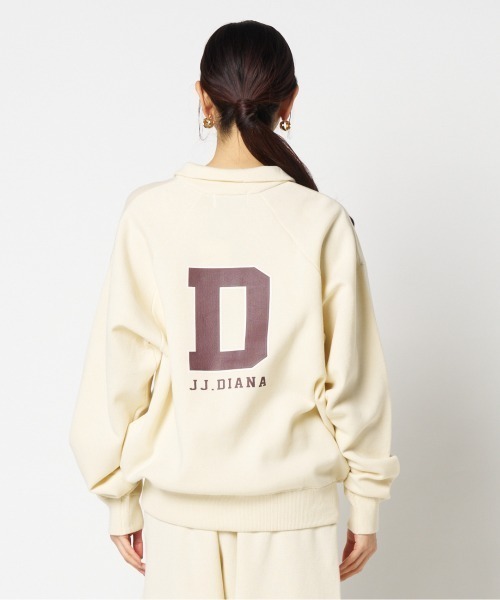 jj mercer（ジェイジェイマーサー）の「【J.J.Mercer / ジェイジェイマーサー】SKIPPER POLO PULL（Tシャツ/カットソー・レディース・アイボリー/ブラウン・FREE）」の15枚目の写真