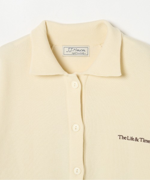 jj mercer（ジェイジェイマーサー）の「【J.J.Mercer / ジェイジェイマーサー】SKIPPER POLO PULL（Tシャツ/カットソー・レディース・アイボリー/ブラウン・FREE）」の5枚目の写真