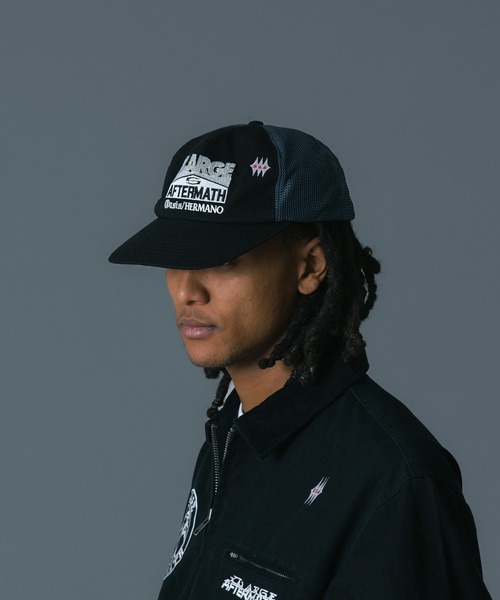 AFTERMATH（アフターマス）の「XLARGE×AFTERMATH MESH CAP（キャップ・メンズ・グレー/ブラック・ONE SIZE）」の5枚目の写真