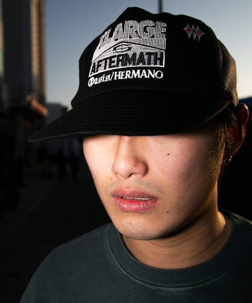 AFTERMATH（アフターマス）の「XLARGE×AFTERMATH MESH CAP（キャップ・メンズ・グレー/ブラック・ONE SIZE）」の3枚目の写真