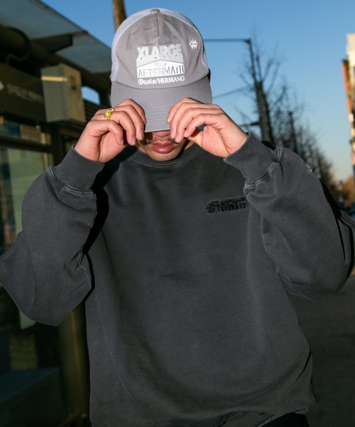 AFTERMATH（アフターマス）の「XLARGE×AFTERMATH MESH CAP（キャップ・メンズ・グレー/ブラック・ONE SIZE）」の12枚目の写真