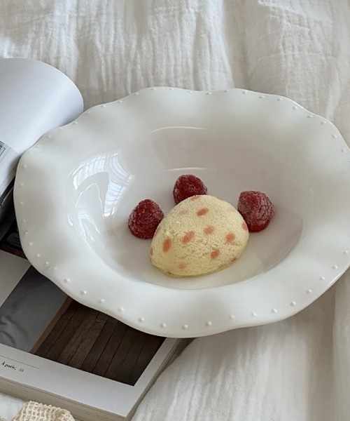 Twist lace french dot plate（食器）｜Made in I（メイドインアイ）の