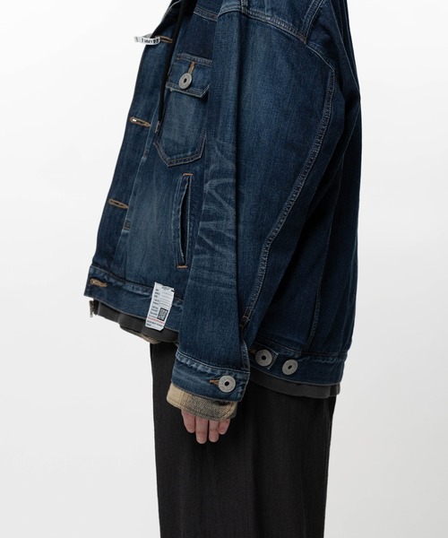 Triple Layered Denim Jacket(ブルゾン)|Maison MIHARA YASUHIRO Triple Layered Denim Jacket(ブルゾン)|Maison MIHARA YASUHIRO