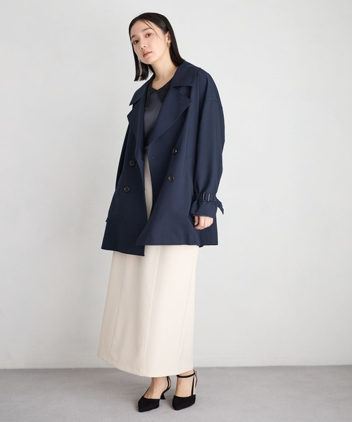 Andemiu(アンデミュウ)の「レースエリニット638300(ニット/セーター・レディース・ブラック/オフホワイト/ブルーグレー/ラベンダー・FREE)」の7枚目の写真