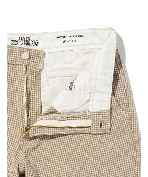 Levi's(リーバイス)の「Levi's/リーバイス XX オーセンティック ショートパンツ チェック(チノパンツ・メンズ・ブラウン・36inch/34inch/32inch/30inch/28inch)」の9枚目の写真