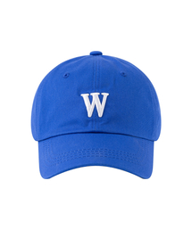 WYSE（ワイズ）の「ダブルユー ベーシック ボールキャップ (ブルー)（キャップ）」