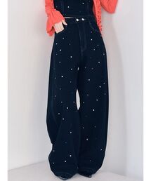 LILY BROWN | 【WEB限定00サイズ】[L.B CANDY STOCK]バリエーションビジューデニム(デニムパンツ)