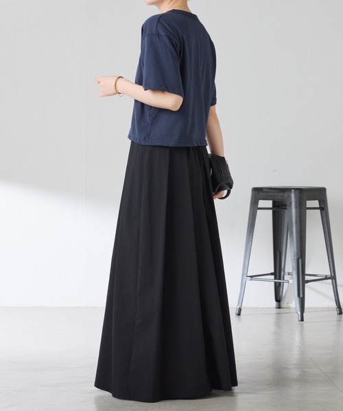 ROTHCO(ロスコ)の「Q.anos/ロゴTシャツ/ROTHCOコラボアイテム/先着ノベルティ付き(Tシャツ/カットソー・レディース・ベージュ/ネイビー・FREE)」の21枚目の写真