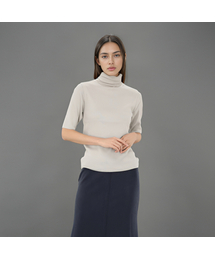 ACUD（アクド）の「Turtle Neck Ribbed Knit _L.Grey（ニット/セーター）」
