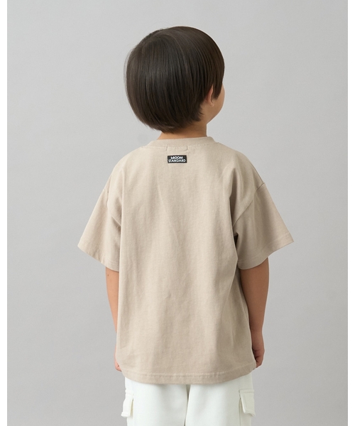 b・ROOM(ビールーム)の「【デイリースタンダードウェアシリーズ】2PACKシンプルTシャツSET(Tシャツ/カットソー・キッズ・ベージュ/ブルー系その他/トップグレー/ブラック・130cm/120cm/150cm/140cm/110cm/100cm)」の21枚目の写真