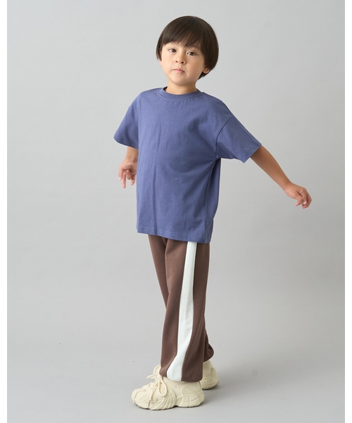 b・ROOM(ビールーム)の「【デイリースタンダードウェアシリーズ】2PACKシンプルTシャツSET(Tシャツ/カットソー・キッズ・ベージュ/ブルー系その他/トップグレー/ブラック・130cm/120cm/150cm/140cm/110cm/100cm)」の22枚目の写真