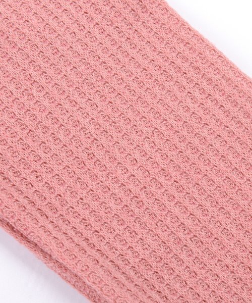 PIECEMAKER(ピースメーカー)の「ETHNIC WAFFLE KNIT ZIP UP (PINK)(カーディガン/ボレロ・レディース・その他・FREE)」の5枚目の写真