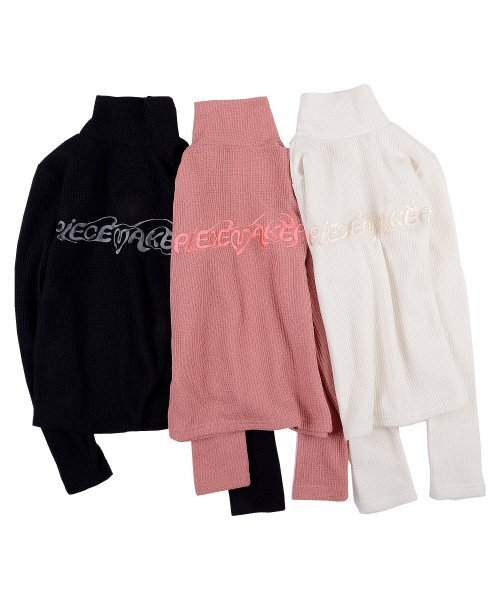 PIECEMAKER(ピースメーカー)の「ETHNIC WAFFLE KNIT ZIP UP (PINK)(カーディガン/ボレロ・レディース・その他・FREE)」の6枚目の写真