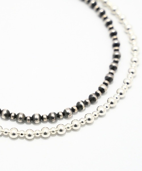 ERICKA NICOLAS BEGAY（エリッカ ニコラス ビゲイ）の「【ERICKA NICOLAS BEGAY】 NAVAJO PEARL NECKLACE / 4×6-50（ネックレス・メンズ・シルバー系1/シルバー系2・50㎝）」の9枚目の写真