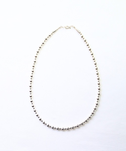 ERICKA NICOLAS BEGAY（エリッカ ニコラス ビゲイ）の「【ERICKA NICOLAS BEGAY】 NAVAJO PEARL NECKLACE / 4×6-50（ネックレス・メンズ・シルバー系1/シルバー系2・50㎝）」の4枚目の写真