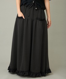 FLUMOR（フラマー）の「ドットプリントマキシスカート（スカート）」