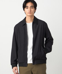 COMME CA ISM（コムサイズム）の「デニムライクストレッチ ジップアップブルゾン（ブルゾン）」